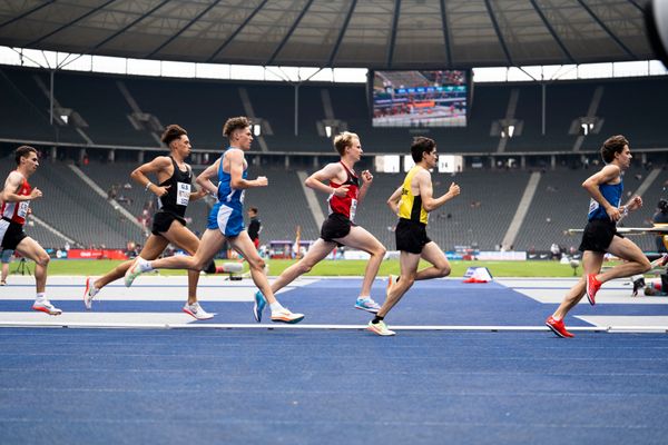 Linus Vennemann (LG Osnabrueck) waehrend der deutschen Leichtathletik-Meisterschaften im Olympiastadion am 25.06.2022 in Berlin